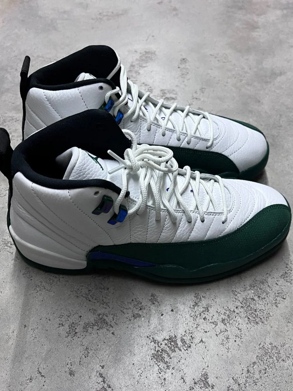 Air Jordan 12 Retro Bucks Summit White Gorge Green Men's CT8013 103 - New